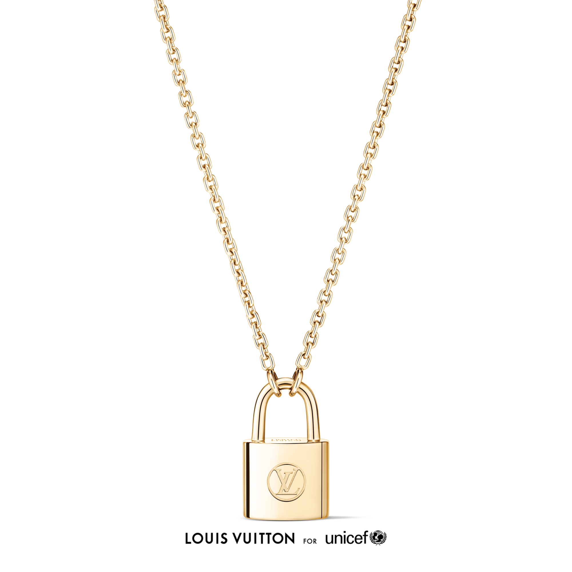 Silver Lockit Exclusive Gold Edition Pendant, Yellow Gold